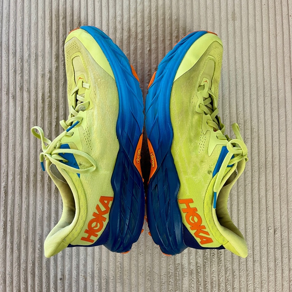 Hoka Speedgoat 5 Men's Trail Running Citrus Glow Vibrant Orange 11 2E Wide Size